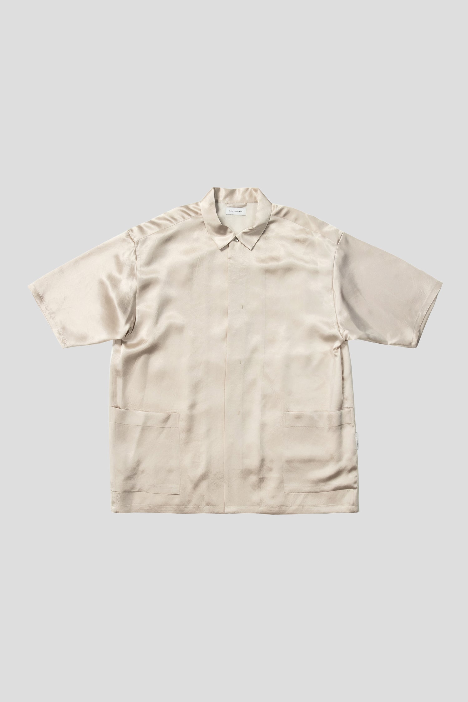 V-SATIN S/S SHIRTS